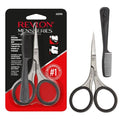 Revlon Men's Beard Grooming Kit, Mustache Trimming Scissors and Facial Hair Comb, Travel Essentials, Stainless Steel Blade, 1 pack