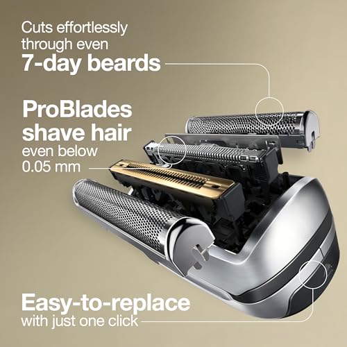 Series 9 Men's Electric Shaver Head ORIGINAL Replacement Blade, Silver 94M