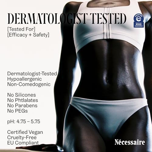 N?cessaire The Body Lotion - Fragrance-Free - Multi-Peptide Moisturizer - Firming Body Lotion for Women + Men. 2.5% Niacinamide. Non-Comedogenic + Hypoallergenic for Sensitive Skin ? 450ml/15.2 fl oz