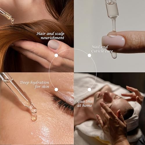 Katz Beauty Miracle Beauty Oil - Hydrating Face Oil with Jojoba, Argan & Marula Oil for Anti-Aging Glow, Non-Comedogenic