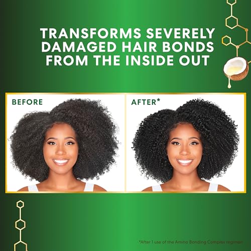 Palmer's Amino Bonding Complex Bond Repair Shampoo, 8.5 fl oz, Amino Acids, Biotin & Collagen, Strengthens & Protects Hair Bonds, Helps Reduce Breakage & Minimize Frizz, Adds Shine, No Sulfates