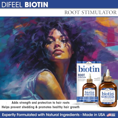 Difeel Biotin Root Stimulator 7.1 Ounce - Leave in Root Treatment for Strengthening & Growth