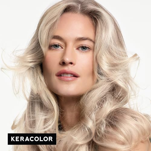 Keracolor Color + Clenditioner 3-in-1 Color-Depositing Conditioner, Gentle Cleansing Conditioner Infusing Semi-Permanent Hair Color, 9 Shades, 33.8 Fl Oz
