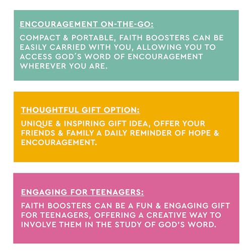 Faith Boosters 60 Daily Bible Verses in a Bottle - Scripture Cards Jar - Morning Devotional - Christian Gifts for Women or Men - Easter Present