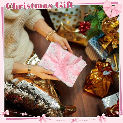 Kacctyen 16 Pack Pink Bow Makeup Bag Bulk Coquette Cherry Cosmetic Bag for Women Girly Wedding Aesthetic Pouch Lovely Heart Strawberry Preppy Pouch Zipper Gift Coquette Birthday Party Favor Supply