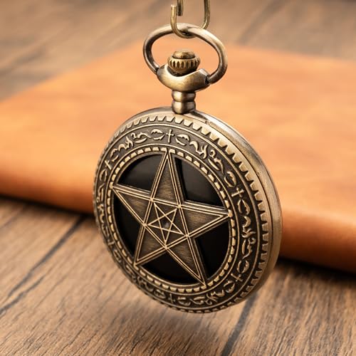 Scrying Mirror Natural Black Obsidian Mirror for Divination, Witchcraft, Meditation, Witch Gifts, Cthulhu Decoration Five-Pointed Star