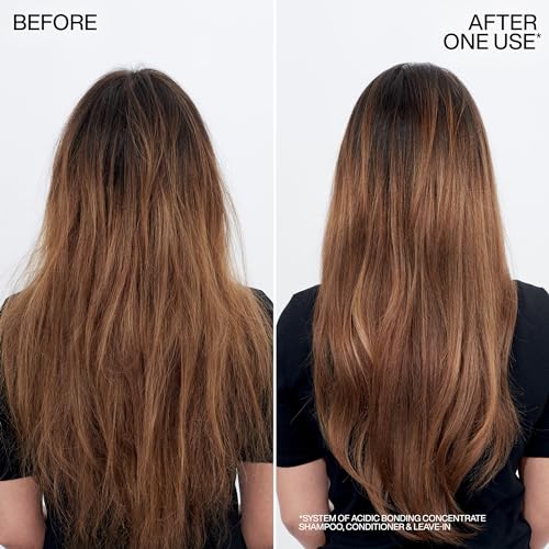 Redken Acidic Bonding Concentrate Conditioner For Damaged Hair Repair - Strengthens and Repairs Weak and Brittle Hair, Sulfate-Free, With Citric Acid