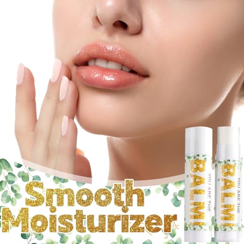 50 Pack Appreciation Lip Balm Gifts Bulk, Thank You Party Favors for Employee Staff Coworker Teacher Friend Volunteer Women Men, Spring Gift Eucalyptus leaf You Are the Balm