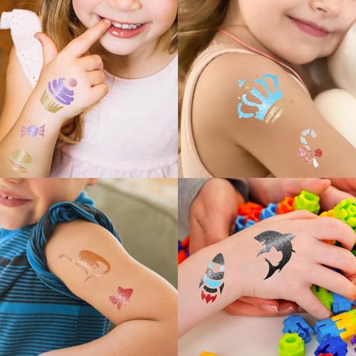 183 PCS Face Paint Stencils for Kids, Boys Girls Face Stencils Temporary Tattoo Stencils, Glitter Tattoo Stencil Stickers for Kid School Show Birthdays New Years Party, Face Paint Stencils Reusable