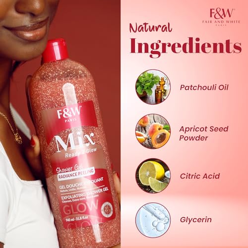 FAIR & WHITE MIX Exfoliating Shower Gel 940ml