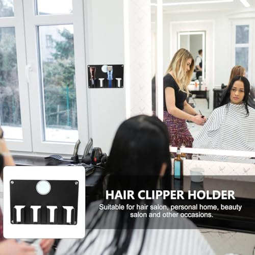 POPETPOP Hair Clipper Holder - Wall-Mounted Hairdressing Trimmers Storage Rack, Electric Hair Clipper Organizer, Barber Station Organizer