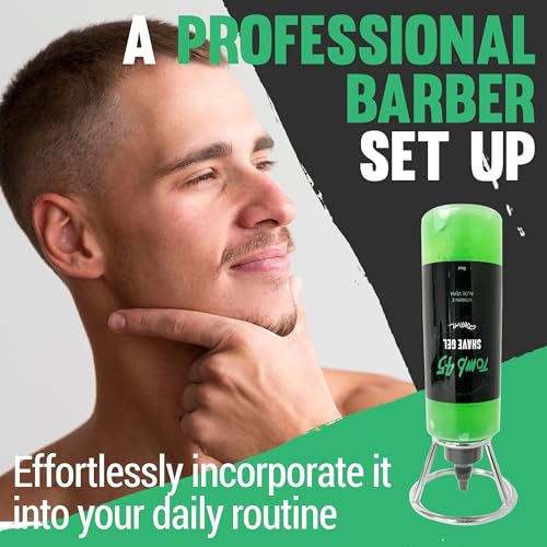 Tomb 45 Shave Gel Bottle Stand - Ready To Use at Barber Shop or at Home