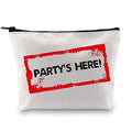 JarThenaAMCS 2Pcs Smile Clear Makeup Bags Classic Smile Face Plastic Cosmetic Bags Waterproof Yellow Toiletry Travel Pouch for Women Summer Beach Party Favor Supplies