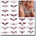 24 PCS Sexy Belly Temporary Tattoos for Women Ladies - Realistic Chest Abdomen Waist Tattoos for Women Body Art