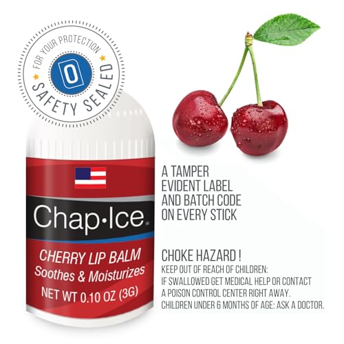 Lot of 4 Oralabs Chap Ice Cherry Lip Balm Mini Cute Bonus Pack ¡¦