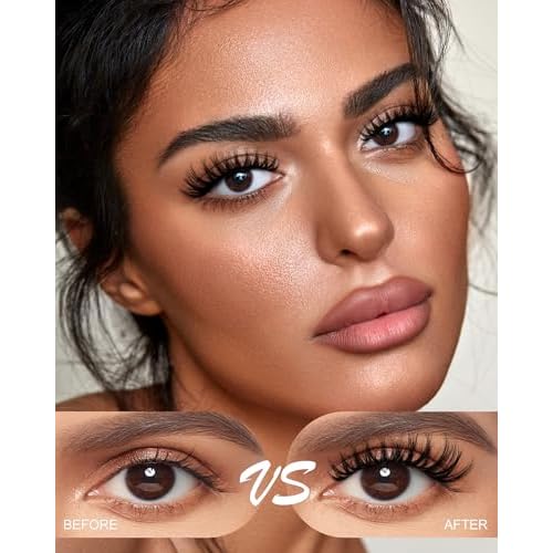 Flora Lash Clusters Kit Wispy Fluffy 8-18mm Hybrid Volume Eyelashes Cluster Extension Kit D Curl Individual DIY False Lash Extension Kit with Lash Bond and Seal, Thin Invisible Black Lash Band