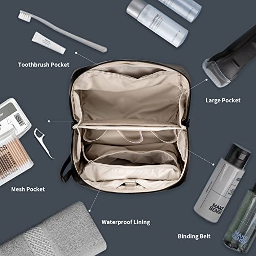 PGYTECH Wash Pouch Toiletry Bag Mini Tech Accessories Pouch Electronics Organizer Bag, Black