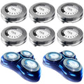 HQ8 Replacement Heads for Philips Norelco Shavers, OEM HQ8 Heads Upgraded, 6-Pack