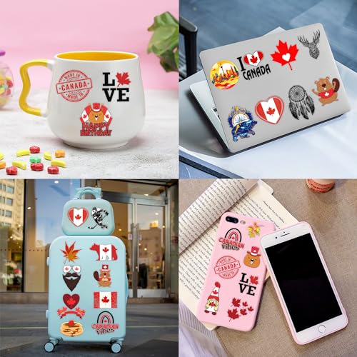 Canada Temporary Tattoos Sticker for Kids Birthday Party Supplies Decorations Party Favors 100PCS Tattoo Maple Syrup Canadian flag Canada Travel Themed Cute Kids Boy Gifts Ideal School Prizes Rewards