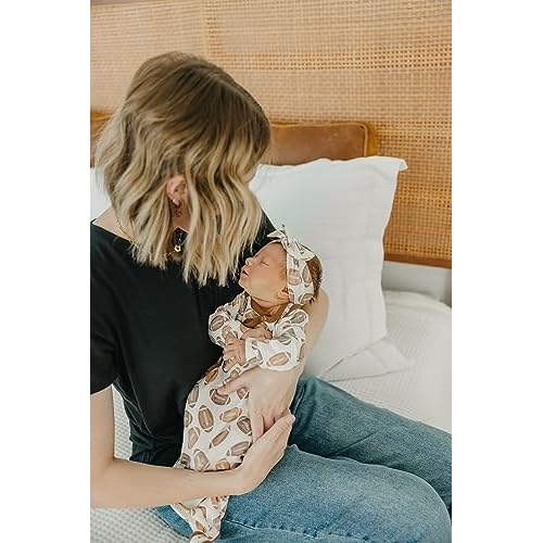 Copper Pearl Baby Bows: Stylish Headbands for Baby Girls, Premium Soft and Stretchy Baby Headbands, Perfect for Newborns, Trendy Designs - Blitz
