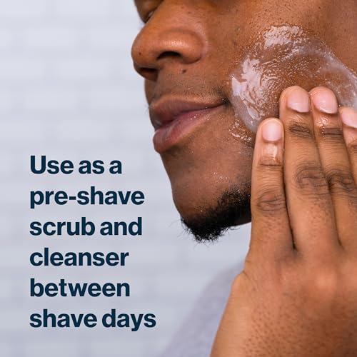 Gillette SkinGuard Face Scrub for Men, 5 oz Daily Cleansing Exfoliating Face Scrub with Shea Butter and Charcoal
