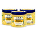 Dr Teal's Shea Sugar Scrub, Prebiotic Lemon Balm, 19 oz (Pack of 3)