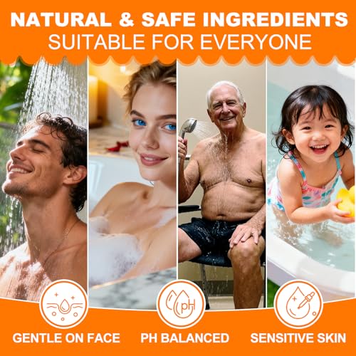 3 PCS Persimmon Soap for Body Odor Control, Organic Eliminating Odor Wash Soap for Women & Men