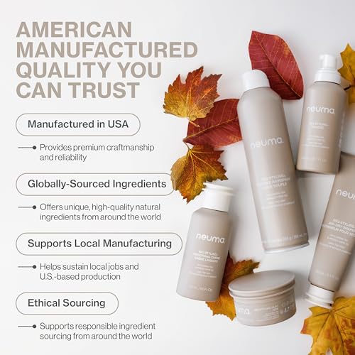 Neuma Neu Styling Smoothing Cr?me 6.7 Fl. Oz. Anti-Frizz Styling Cream with Lavender, Mandarin & Vanilla Scent, Hair Smoothing Cream