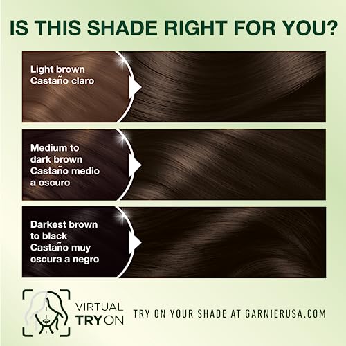 Garnier Nutrisse Ultra Cr?me Hair Color, Permanent Hair Dye with 100% Gray Coverage, Vegan & Cruelty-Free, 30 Darkest Brown (Sweet Cola), 2 Count