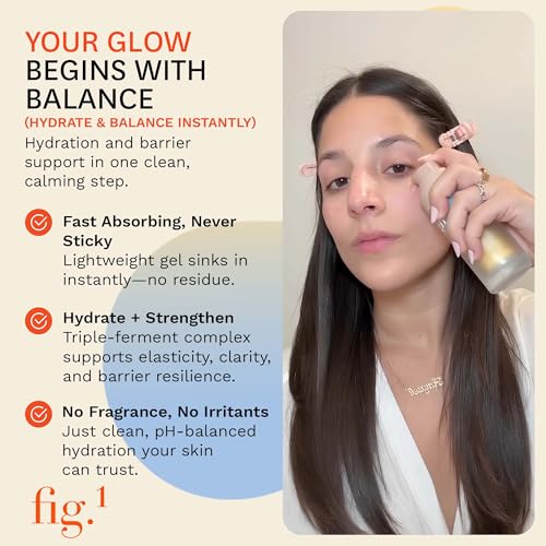 Fig.1 Hydrating & Balancing Toner for Face ? Hydrating face Toner for Women, Glowing & Vegan Skincare with Hyaluronic Acid ? for Sensitive, Dry, Oily Skin ? Refillable & Clinically Proven 30ml