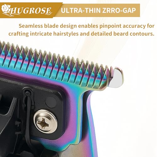 Trimmer Blade Replacement FX707Z - Ultra Precise Stainless Steel Long-lasting Trimmer Blades with Seamless Design, Self-Cleaning Grooves, and Storage Case, Compatible with FX707/FX787/FX726 2 pack