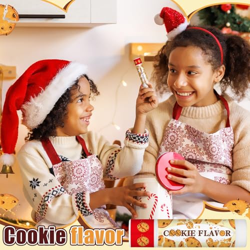 150 Pcs Christmas Lip Balms Bulk Peppermint Candy Cane Gingerbread Hot Cocoa Gifts Cookie Cinnamon Flavor Lip Balm Party Favor Xmas Stocking Stuffers Christmas Bulk Gifts for Coworker Staff Employee