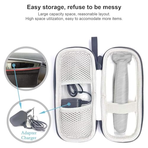 LinMei Hard Case Compatible with One Blade Trimmer, Travel Organizer Carrying Box for QP2520, QP2530, QP2620, QP2630 Face & Body Electric Trimmer Shaver