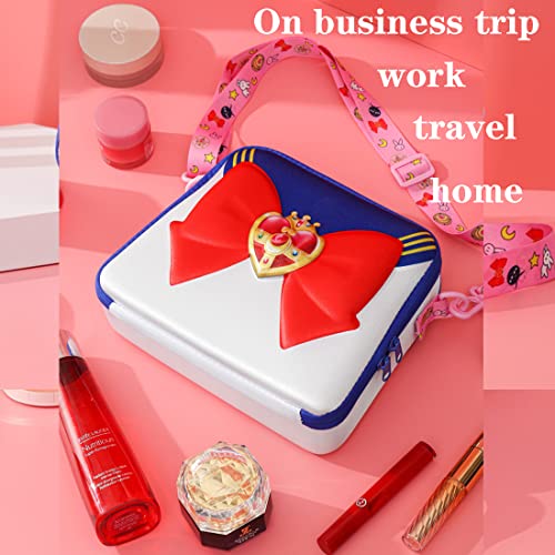 Cute Anime Cosplay Big Bow Top-Handle Purse Travel Shoulder Crossbody Bag for Women Girls