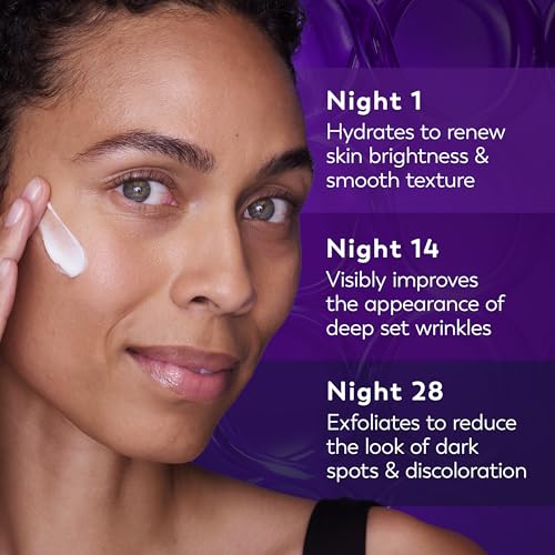 Olay Retinol Night Cream for Women, MAX, Anti-Aging Face Mousturizer, Fragrance-Free, Non Greasy - Anti-Wrinkle, Smooth Fine Lines, Hydrating Skin Care - Triple Collagen Cream, Niacinamide, 1.7oz