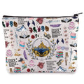 BWWKTOP Bookish Makeup Bag Book Lovers Gifts Bookworm Makeup Zipper Pouch Bag Bookish Merchandise (PHYSA)
