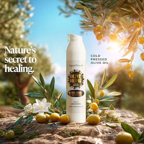 Olive Gold O3 Skin Care Lotion ? Ozonated Olive Oil Moisturizer for Face & Body, Natural Hydration & Anti-Aging Support (4oz)