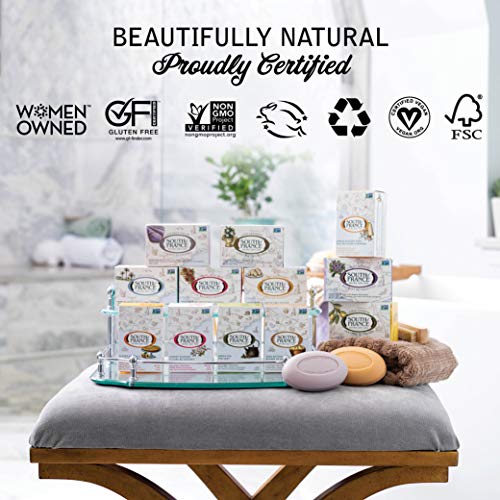 South Of France Natural Body Care Triple Milled Large 6OZ Bar Soap (Variety Pack 1, 8 Bars)