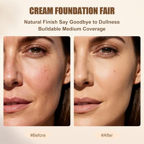 Tinted Foundation Stick, Balm to Cream Foundation with Light to Medium Coverage, Infused with Hydrating Ingredients - Fair 01, 0.25 oz