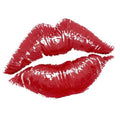 Espresso Yourself ? Famous Lipstick Kiss Tattoo (4-Pack) ? 3" Red Lip Print ? Pop Star-Inspired Back Tattoo ? Temporary Ink That Hits Different
