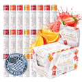 CHAP-LIP 100% All Natural Lip Balm Hydrating Bulk Chap Stick with Fruit Flavors, Coconut Oil, Cocoa Butter - Christmas Gift Stocking Stuffers Lip Therapy Pack for Men and Women - Made in USA, 24 Pack