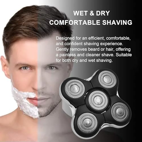 Balder Pro Replacement Head Compatible with Remington Balder Pro Head XR7000 XR1500 XR1501,5 Dual Track Shaver Heads Compatible with Remington Shaver Replacement Blade,3 Pack