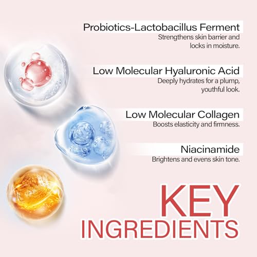 Bio-Collagen Face Mask, 8 Pack Real Deep Hydrating Collagen Overnight Mask, Pore Minimizing, Elasticity Improvement, Face Masks Skincare, Facial Sheet Masks for Skin care and Moisturizing.