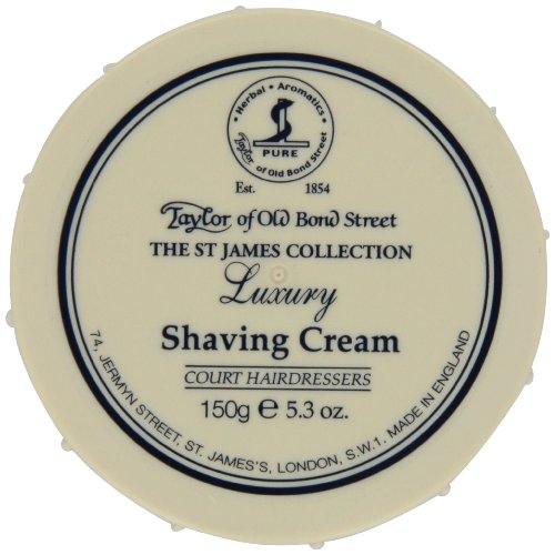 Taylor of Old Bond Street Luxury Shaving Cream Trio ? Sandalwood, Cedarwood, & St James (3 x 150g Bowls)