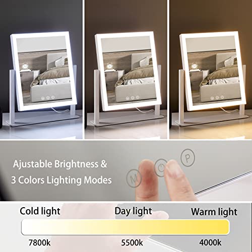 HIEEY Lighted Makeup Mirror, Hollywood Vanity Mirror with Lights
