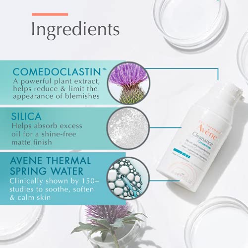 Av?ne Cleanance Concentrate Blemish Control Serum, clarifying water-gel, fragrance and silicone free, For acne-prone skin, airless pump, 1 fl. oz.