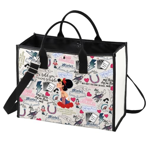 BWWKTOP Singer Song Cosmetic Makeup Bag Singer Album Inspired Gift I Told You I Was Trouble Zipper Pouch Bag Singer Musical Merch (I Told You BG)