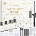 2-IN-1 Lash Lift & Brow Lamination Kit ? Professional Kit for Fuller Brows & Long-Lasting Curled Lashes, Salon-Quality Eyelash Lift & Eyebrow Lamination DIY at Home with Easy Instructions
