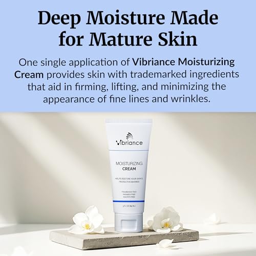 Vibriance Moisturizing Cream | Anti Aging Moisturizer for Face with Squalane, Niacinamide | Moisturizer for Aging Skin | Day/Night Face Cream for Older Women 60 Plus (Pack of 2)