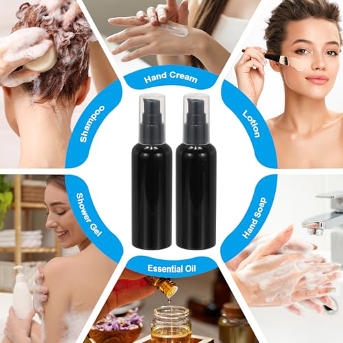 Cobalt Blue Glass 1 oz with Nasal Sprayer - EMPTY, Refillable, Travel Size, Quality Glass! (6 Pack)